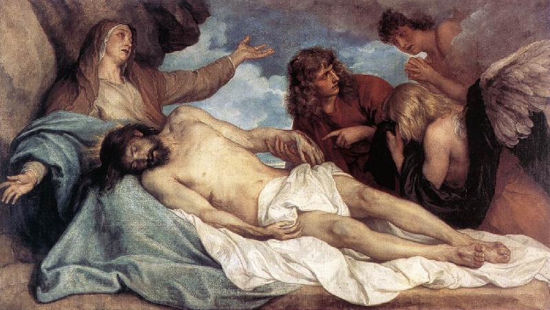 DYCK, Sir Anthony Van The Lamentation of Christ  fg Germany oil painting art